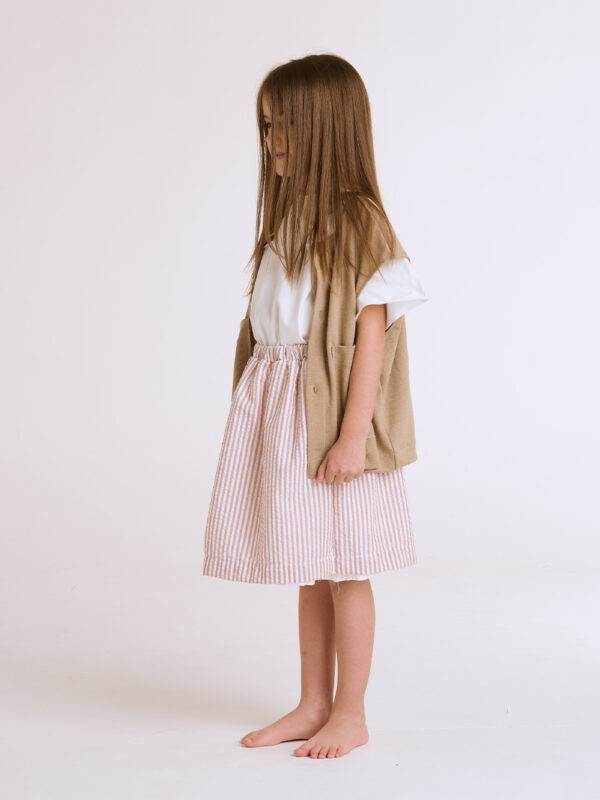 Sara - a righe beige