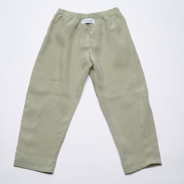 Cupro - pantalone verde chiaro