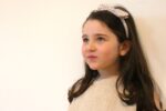 Mery - cerchietto con fiocco beige
