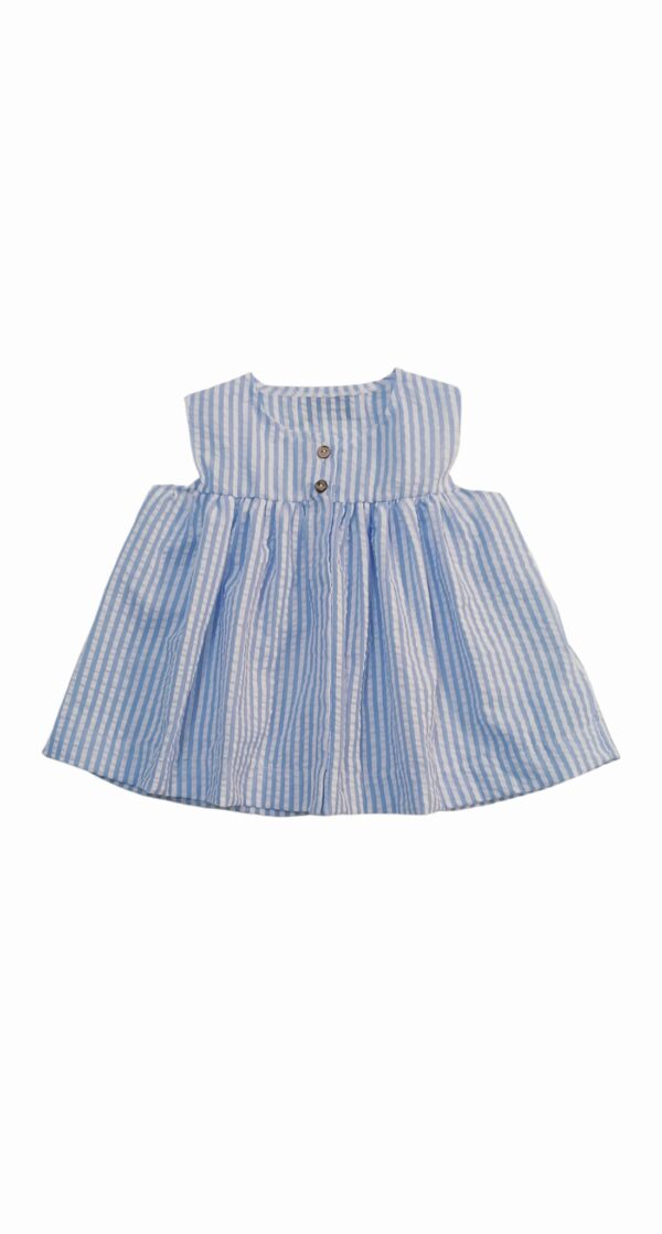 Ginevra - top a righe bianco e blu
