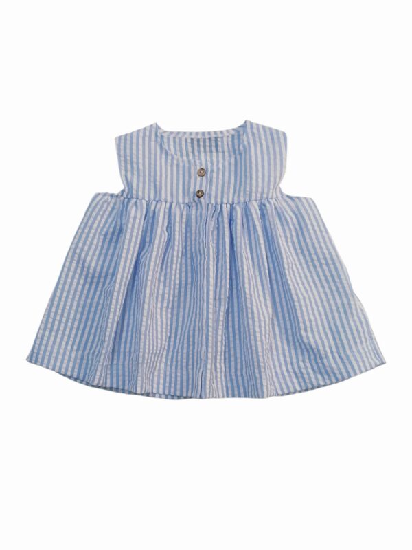 Ginevra - top a righe bianco e blu