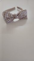 Mery - cerchietto con fiocco beige