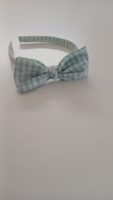 Mery - cerchietto con fiocco verde