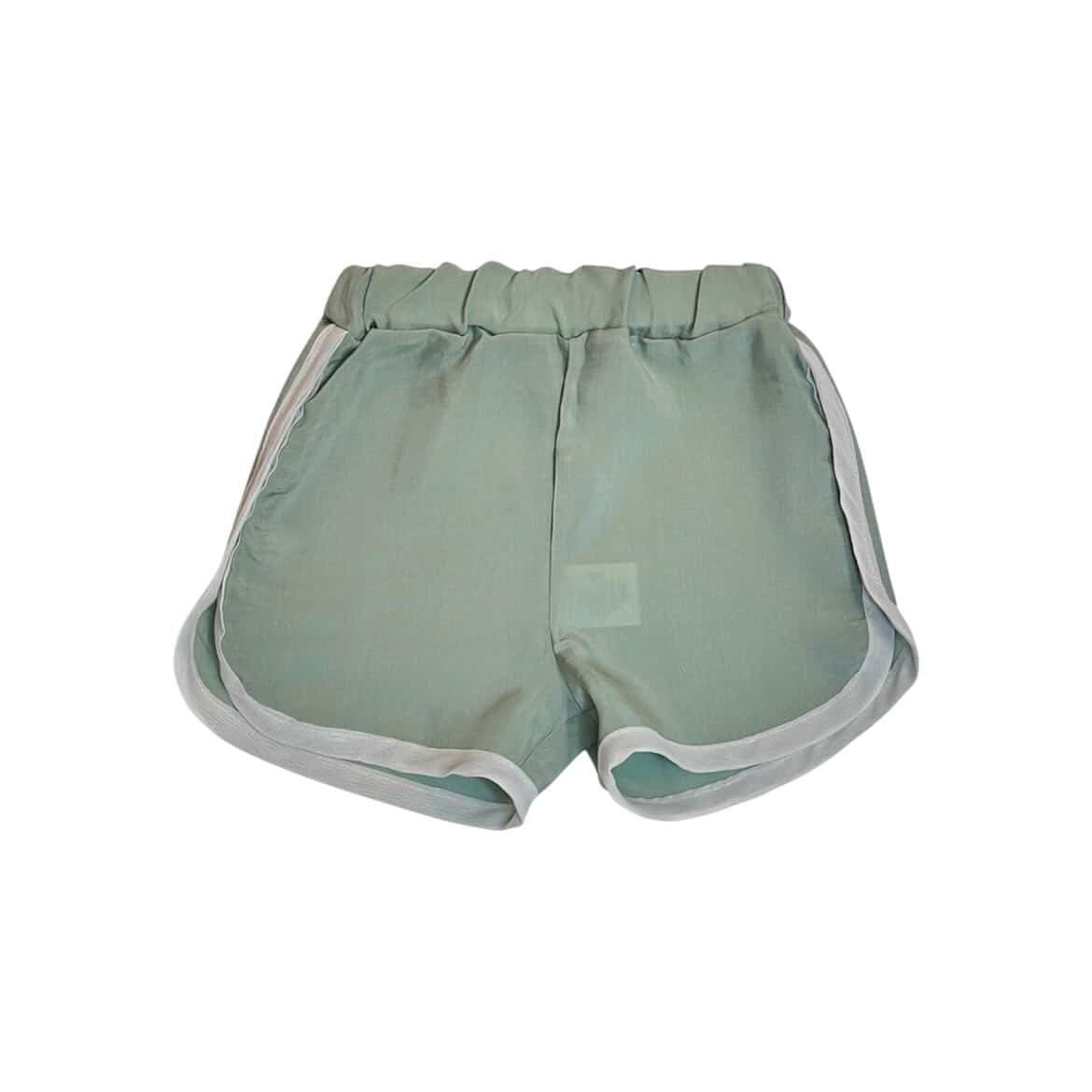 shorts cupro verde